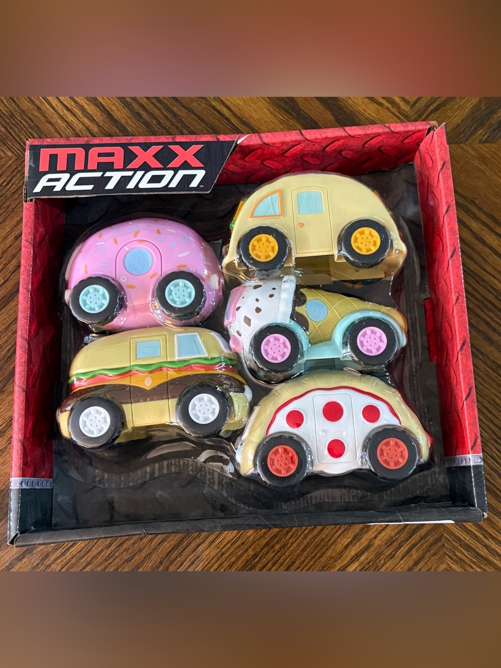 Maxx Action Food Theme Toy Cars - New in Box